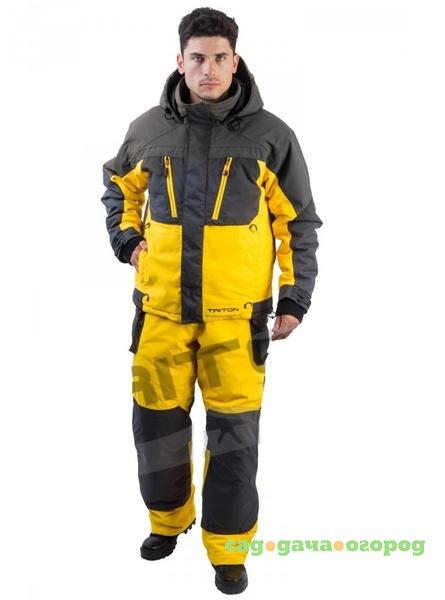 Фото Зимний костюм для рыбалки и охоты TRITON Экстрим -40 (Таслан, желтый)