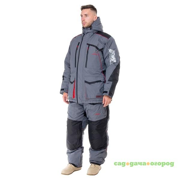 Фото Зимний костюм для рыбалки Siberia -45°С (Серый, Breathable) Huntsman