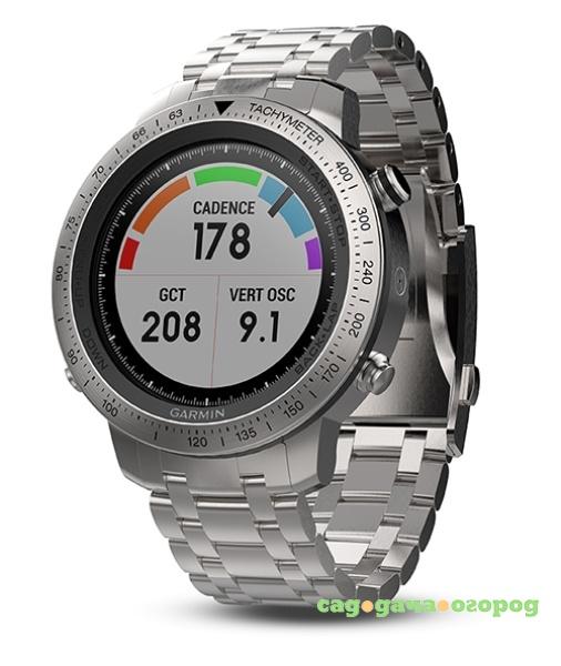 Фото Спортивный навигатор Garmin FENIX CHRONOS с металлическим браслетом (010-01957-02)