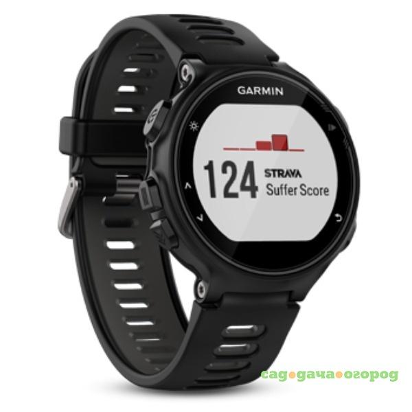 Фото Спортивный навигатор Garmin FORERUNNER 735 XT HRM-Run черно-серые (010-01614-15)