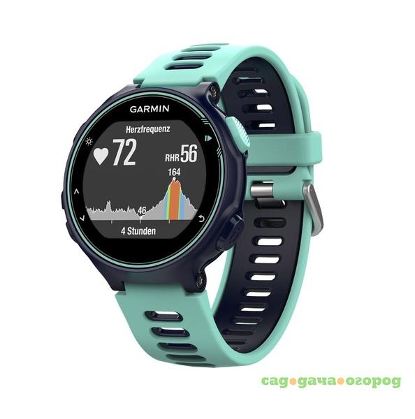 Фото Спортивный навигатор Garmin FORERUNNER 735 XT HRM-Run синие (010-01614-16)