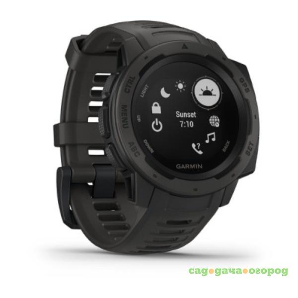 Фото Спортивный навигатор Garmin INSTINCT Monterra Gray (010-02064-00)