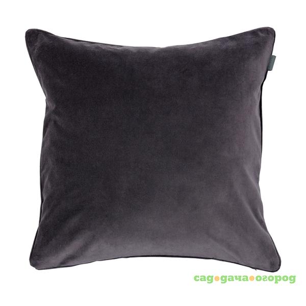 Фото Декоративная наволочка Gant Home VELVET CUSHION 50x50см, антрацит