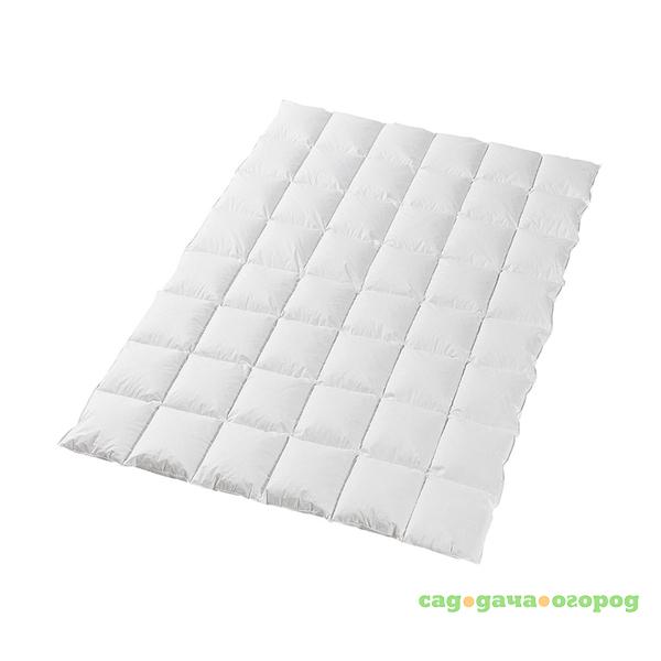 Фото Одеяло евро макси Kauffmann Basic, 240x220 см., белое, 60% пух, 40% перо