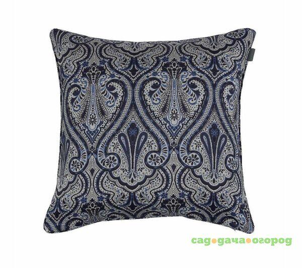 Фото Декоративная наволочка Gant Home TANGLE PAISLEY CUSHION 50x50см, темно-голубая