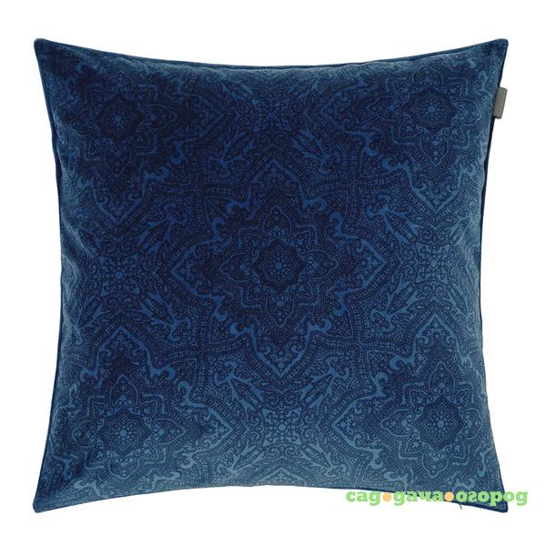 Фото Декоративная наволочка Gant Home VELVET COCO CUSHION 50x50см, голубая