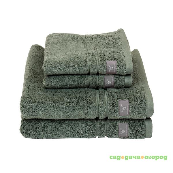 Фото Полотенце Gant Home PREMIUM TERRY TOWEL, 50x100см, темно-зеленый, 100% хлопок