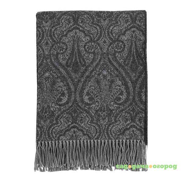 Фото Плед Gant Home TANGLE PAISLEY THROW 130x180см, антрацит