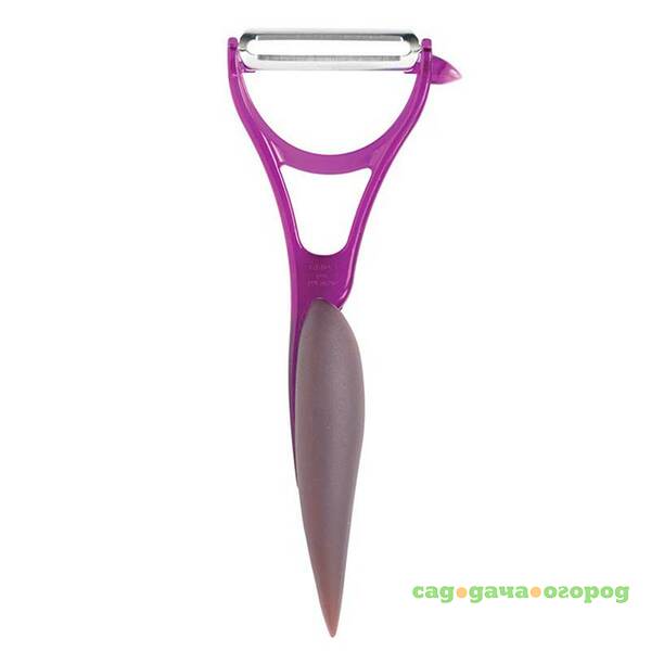 Фото Нож для чистки овощей керамический Elios, цвет фиолетовый