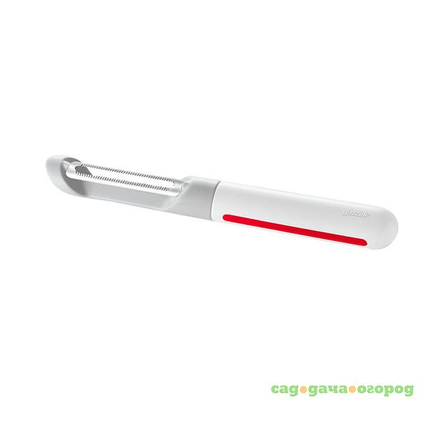 Фото Нож для чистки овощей с пластиковой ручкой Guzzini KITCHEN, красный, сталь