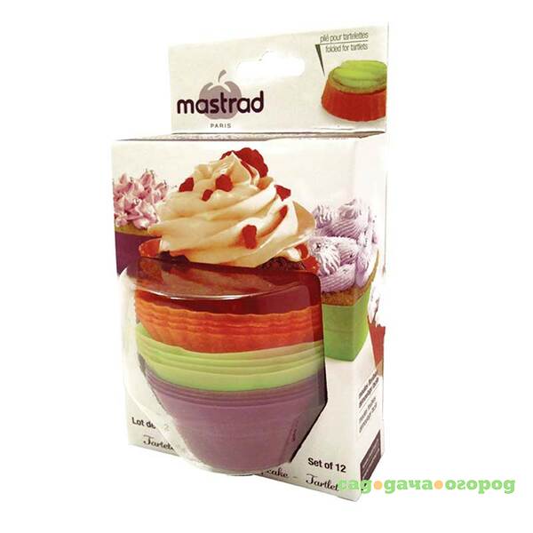Фото Формочки для мини-кексов Mastrad, Набор из 12 шт, цвет в ассортименте