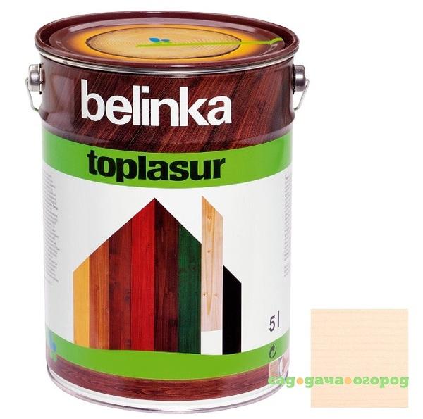 Фото Пропитка для древесины Belinka Toplasur №11 белая 5 л