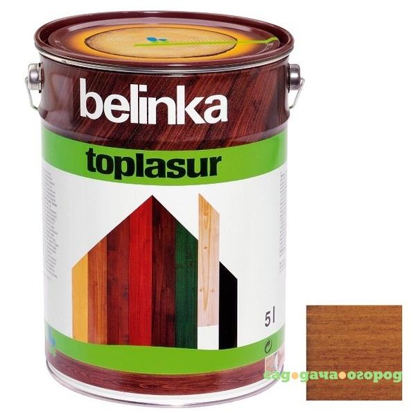 Фото Пропитка для древесины Belinka Toplasur №17 Тик 5 л