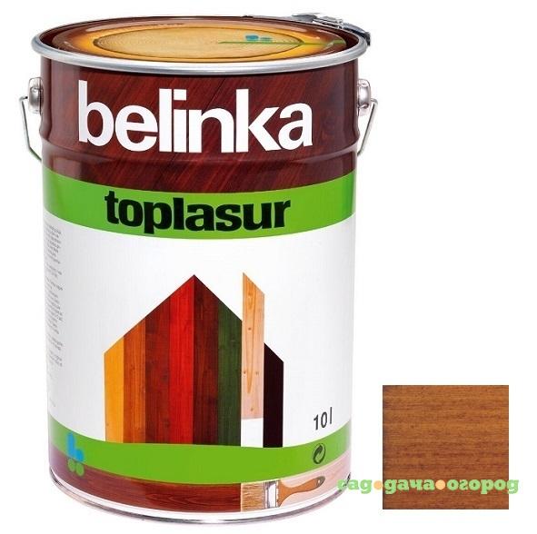 Фото Пропитка для древесины Belinka Toplasur №17 Тик 10 л