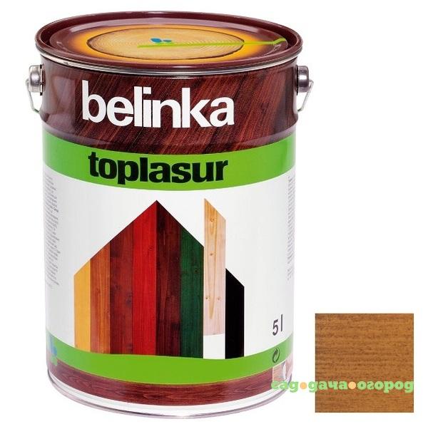 Фото Пропитка для древесины Belinka Toplasur №16 Орех 5 л