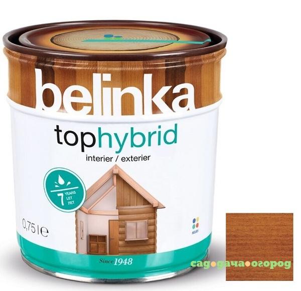 Фото Пропитка для древесины Belinka Tophybrid №17 Тик 0,75 л