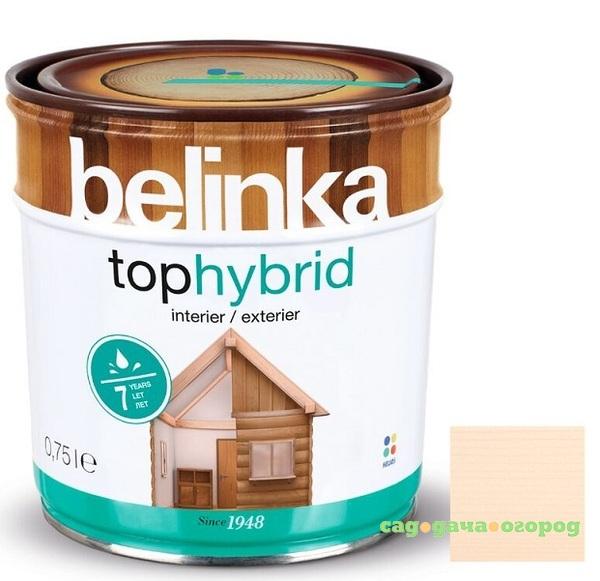 Фото Пропитка для древесины Belinka Tophybrid №11 белая 0,75 л
