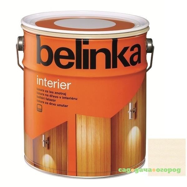 Фото Пропитка для древесины Belinka Interier № 73 Сметаново-белый 2,5 л