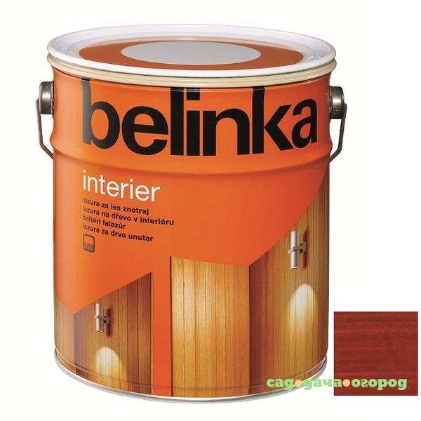 Фото Пропитка для древесины Belinka Interier № 71 Кораллово-красный 2,5 л