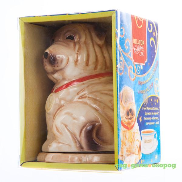 Фото Чай Hilltop подарок цейлона 50 г + керамическая упаковка собака