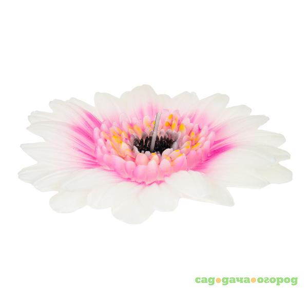 Фото Свеча Edg gerbera 4х15см розовая