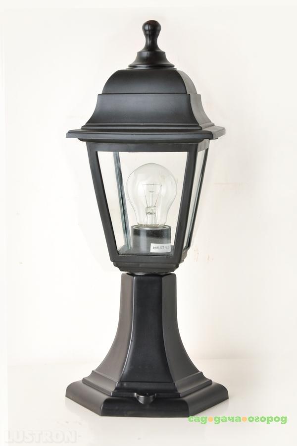 Фото Наземный фонарь уличный Arte Lamp Belgrade A1114FN-1BK