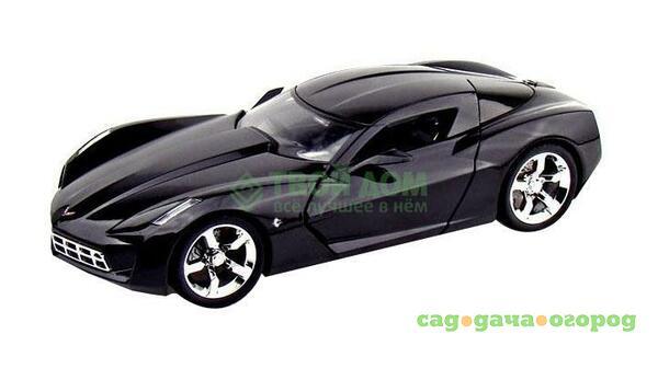 Фото Машинка Jada Toys Модель авт.2009 Corvette Stingray Concept - Glossy Black 1:18 (96326-Black)