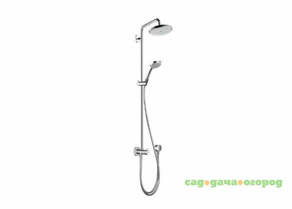 Фото Душевой гарнитур Hansgrohe Croma 220 Showerpipe Reno 27224000