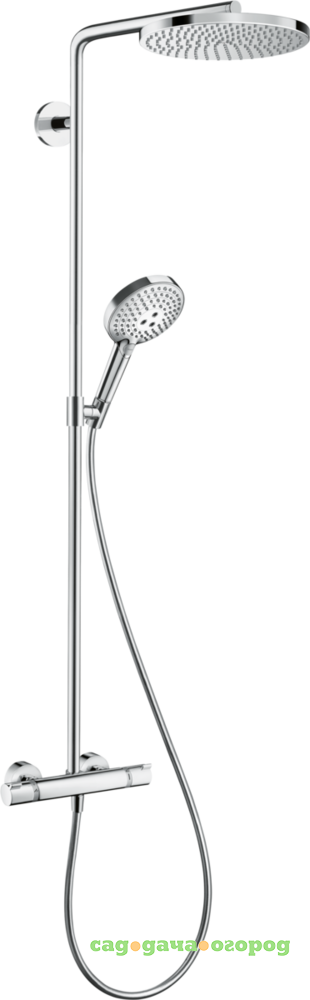 Фото Душевая система Hansgrohe Raindance Select S 240 1j PowderRain Showerpipe 27633000