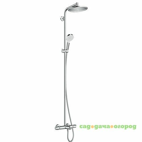 Фото Душевая система Hansgrohe Crometta S 240 1jet Showerpipe 27320000