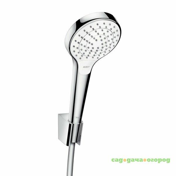 Фото Лейка для душа Hansgrohe Croma 26411400 комплект со шлангом и держателем