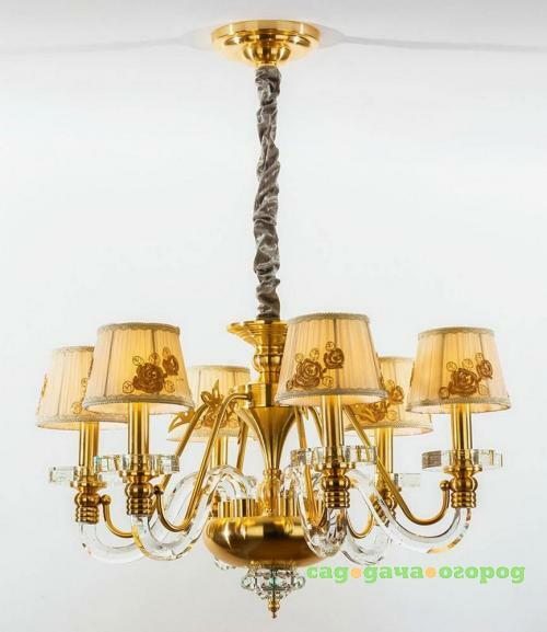 Фото Подвесная люстра IDLamp Domenica 402/6-LEDOldbronze