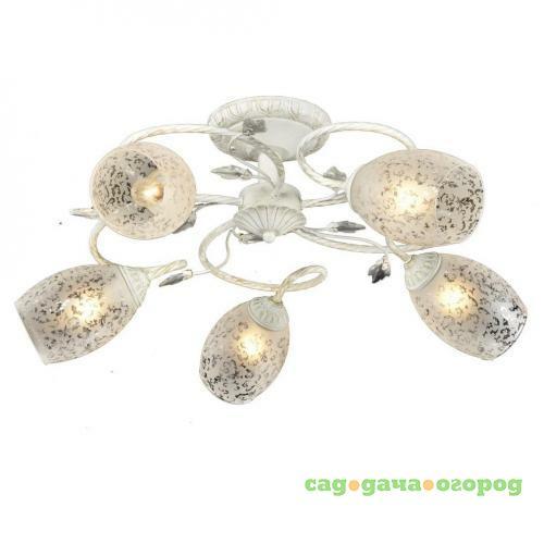 Фото Потолочная люстра IDLamp Julia 874/5PF-Whitepatina