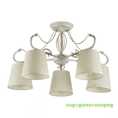 Фото Потолочная люстра IDLamp Vilucchio 556/5PF-Whitepatina