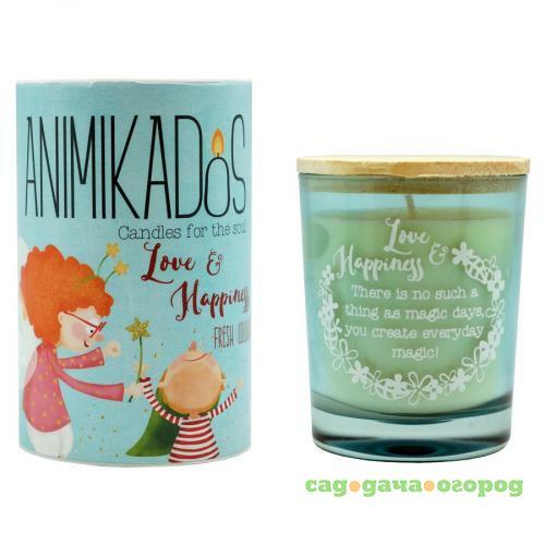 Фото Свеча ароматическая AMBIENTAIR, Animikados, Love & Happiness, 8*12,5 см