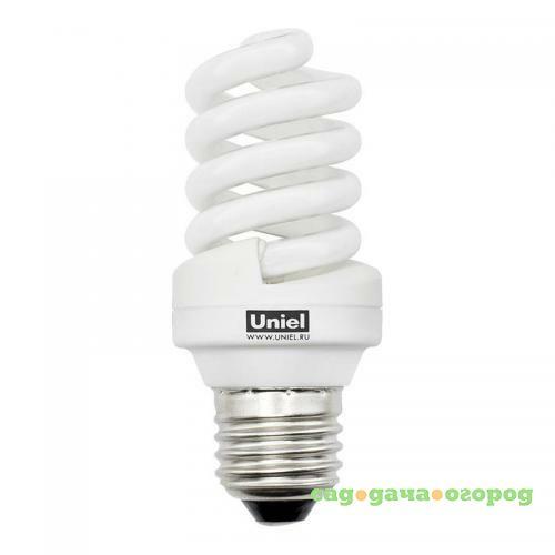 Фото Лампа энергосберегающая (00076) E27 15W 2700K спираль матовая ESL-S11-15/2700/E27