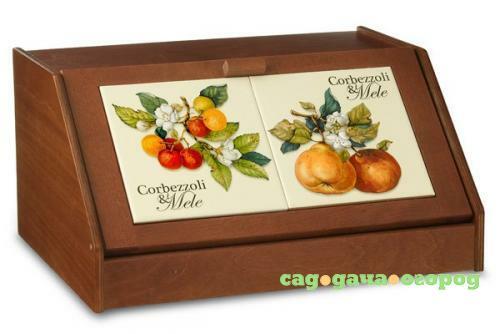 Фото Хлебница NUOVA CER, Итальянские фрукты, 38*29*19 см