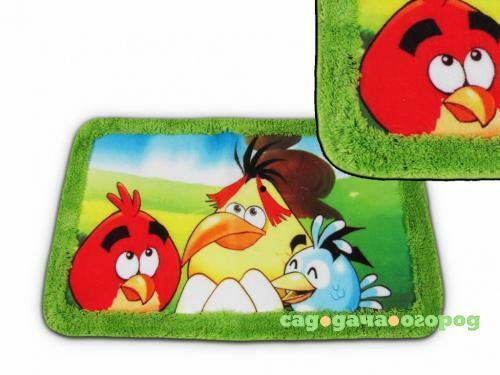 Фото Коврик для ванной tango, ANGRY BIRDS-04, 40*60 см