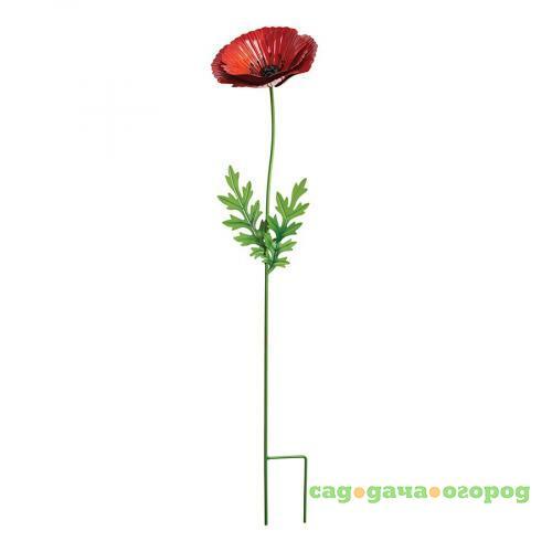 Фото Штекер садовый Gardman, Scarlet Poppy, 75 см