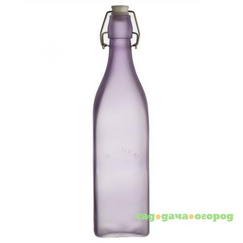 Фото Бутылка для напитков KILNER, Clip Top, 1 л, фиолетовый