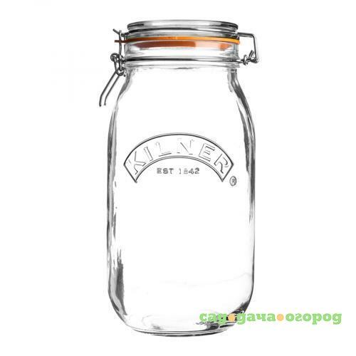 Фото Банка для хранения KILNER, Clip Top, 2 л