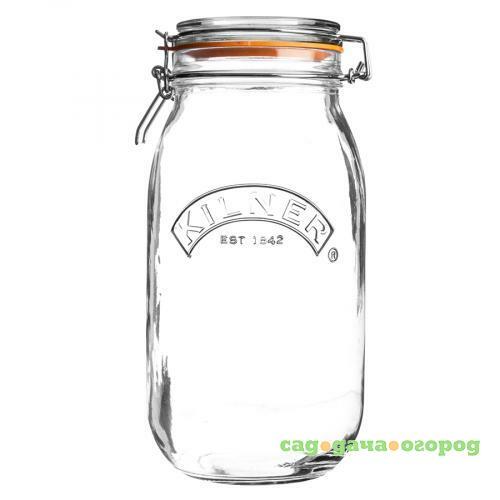 Фото Банка для хранения KILNER, Clip Top, 3 л