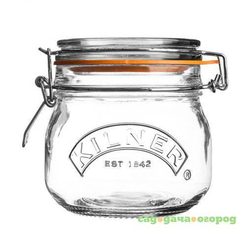 Фото Банка для хранения KILNER, Clip Top, 0,5 л