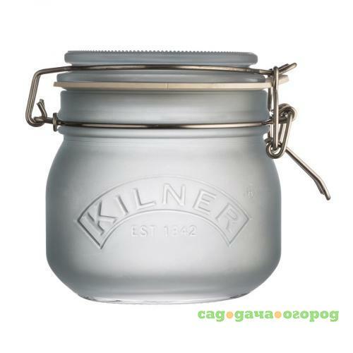 Фото Банка для хранения KILNER, Clip Top, 500 мл, голубой