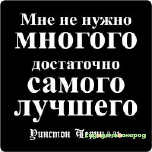 Фото Магнит ЭВРИКА, Цитата великих людей, Мне не нужно многого 5,5*5,5 см