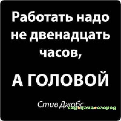 Фото Магнит ЭВРИКА, Цитата великих людей, Работать надо, 5,5*5,5 см