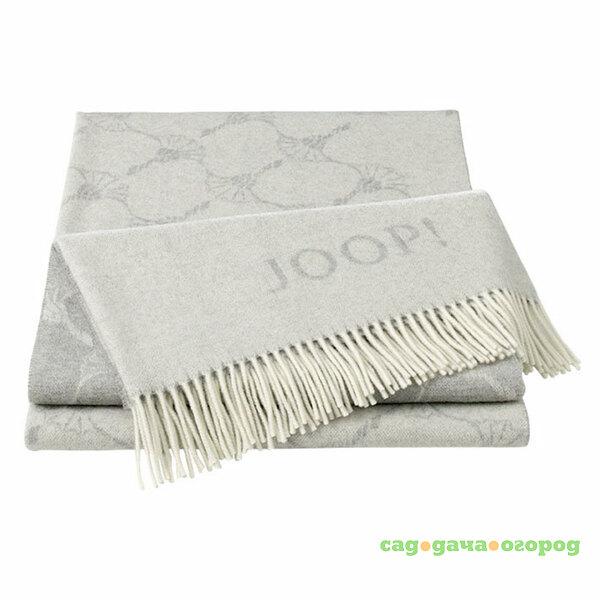 Фото Плед JOOP! Faded CF Graphit, 130x180 см., графит, 50% шерсть, 20% кашемир