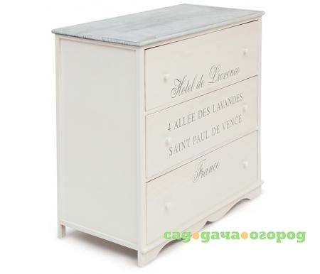 Фото Secret De Maison Lavandes mod. HX16-010NS с тремя ящиками butter white