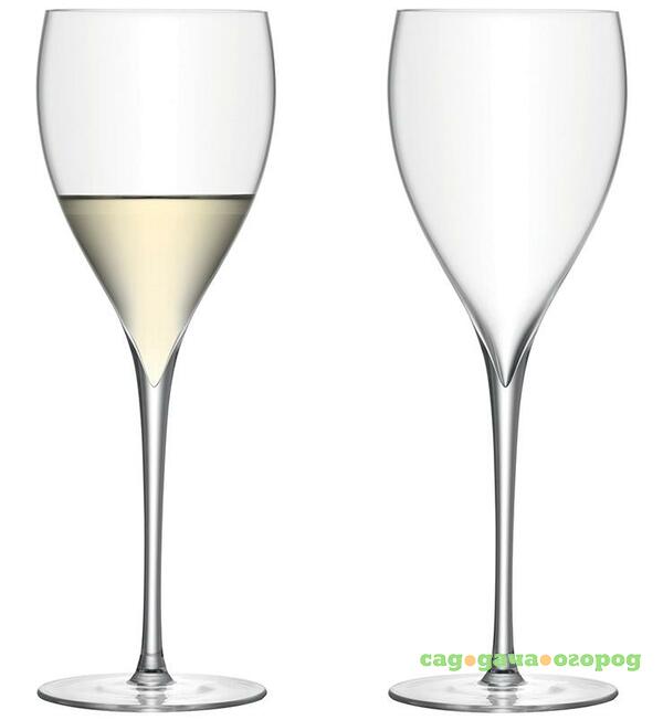 Фото LSA Набор из 2 бокалов для белого вина Savoy 380 мл прозрачный