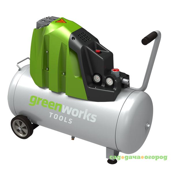 Фото Компрессор электрический Greenworks GAC50L 1500W